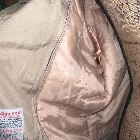 Vintage men’s London Fog jacket size 42 Reg (large) tan/green - Picture 9 of 13